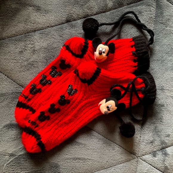 Shoes - Woven Mickey Socks